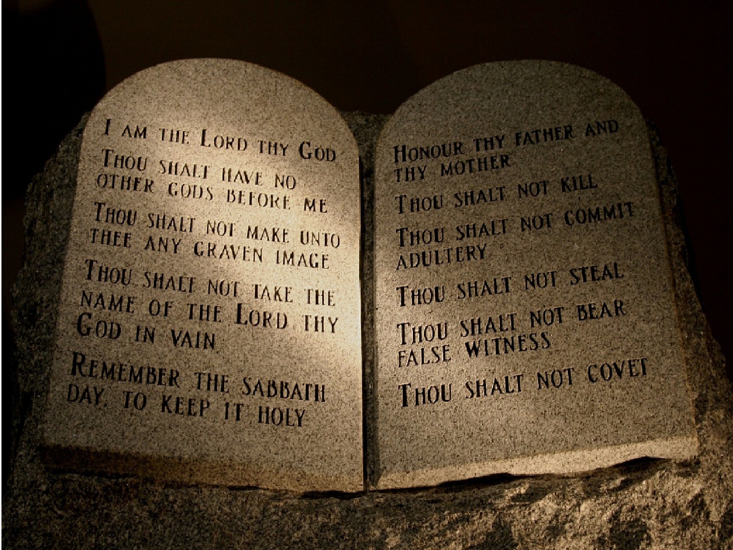 The 10 Commandments According To Scriptures